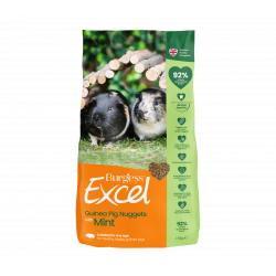 BURGESS - Excel Guinea Pig Nuggets with Mint
 Peso-3 Kg